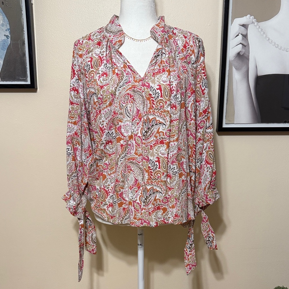 Rachel by Rachel Roy Paisley Blouse